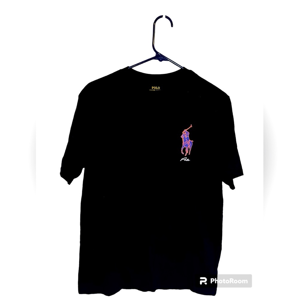 Polo Boys XL (18-20). Black polo horse T-shirt. NWOT.